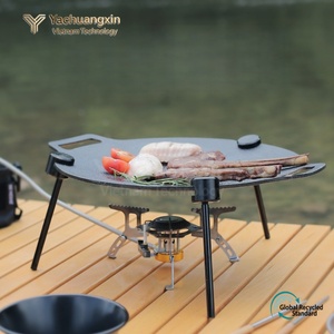 <b>Aluminum</b> Camping <b>Table</b> With Handle Portable Outdoor Use All Seasons - Product Image 2