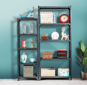 מחסן מתלים ברמה רב מתלים ברמה מתכת זווית פלדה מדף סופרמרקט מדפים מתלה מתכת אור - Product Image 5