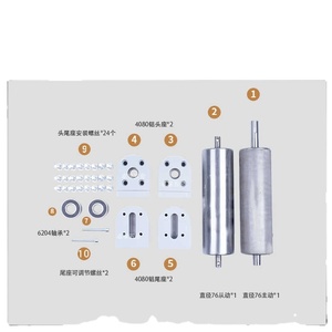 औद्योगिक फास्टनिंग रोलर सेट असेंबली लाइन 4080 एल्यूमीनियम सीट कन्वेयर बेल्ट स्टील रोलर 4080 एल्यूमीनियम स्टील - Product Image 4