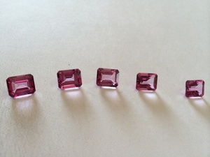 พลอยโทแพซสีชมพูธรรมชาติคุณภาพสูงทรงแปดเหลี่ยม - Product Image 5