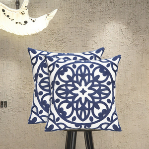 Funda de Almohada Decorativa de Algodón 100% con Bordado Geométrico para Sofá, Cabecera, Sala de Estar, Hotel, Almohada Lombar de Lujo para Uso Sedentario - Product Image 3