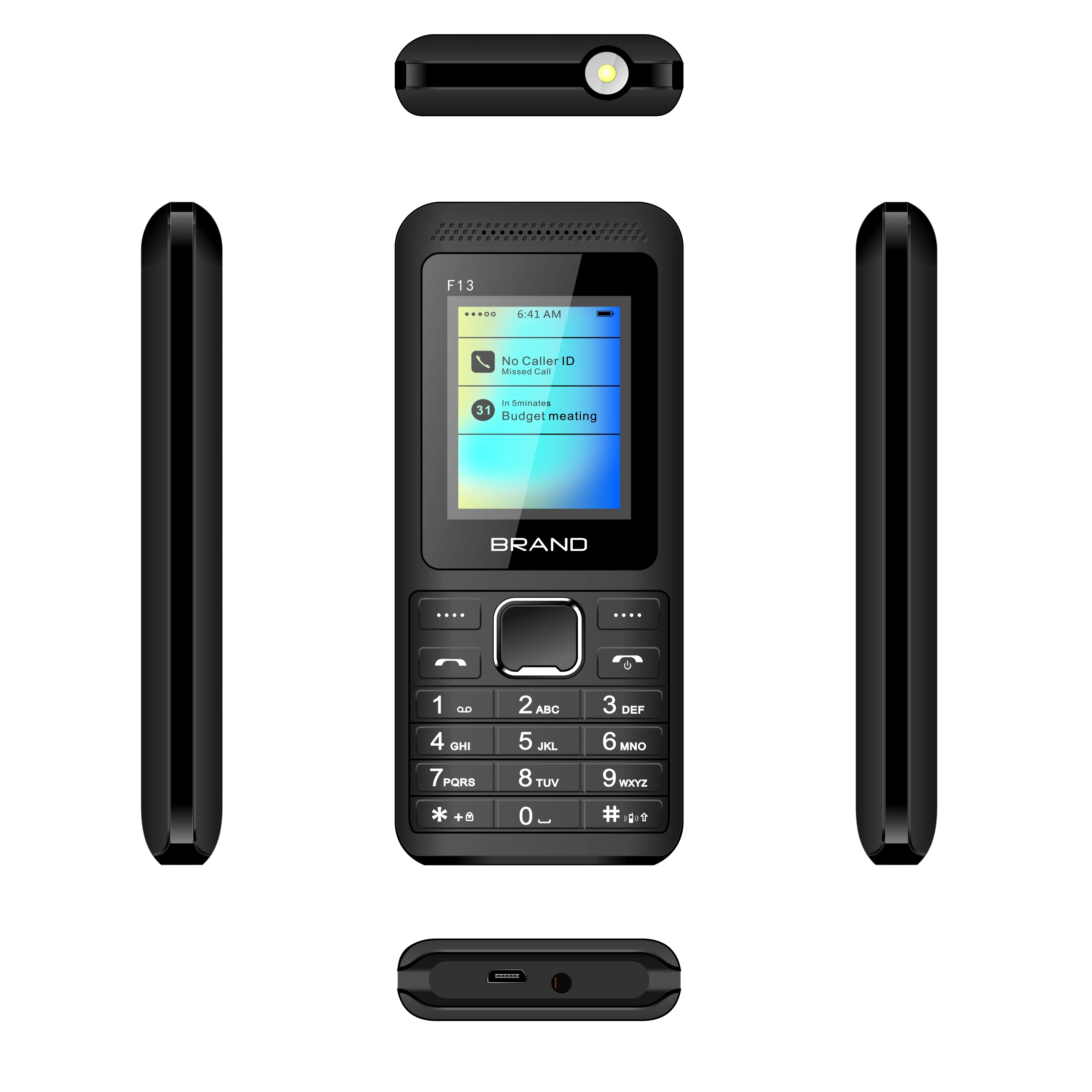 Téléphone portable 2021 avec batterie de 1.77 mAh, modèle 600 unique, taille d'écran, avec haut-parleur puissant et longue durée de veille