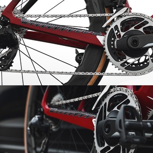 Enlee <span class=keywords><strong>Protection</strong></span> de <span class=keywords><strong>cadre</strong></span> arrière en PU pour vélo, autocollant anti-rayures pour vélos de route et <span class=keywords><strong>VTT</strong></span> - Product Image 4