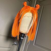 GL Perruques Afro Crépues Bouclées Vente en Gros Bob avec Frange Cheveux Brésiliens Haute Densité 100% Humains Vierge pour Femmes Noires