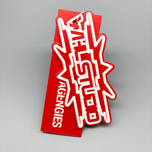 ป้ายโลโก้เสื้อผ้ากระดาษเป็นมิตรกับสิ่งแวดล้อมพร้อมปั๊มด้วยความร้อนอุปกรณ์เสริมสำหรับกระเป๋าและรองเท้า - Product Image 2