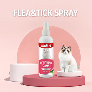 Bioline <span class=keywords><strong>Spray</strong></span> anti-parasites pour chats, à base d'extraits végétaux, contre les puces et les tiques, pour le corps des animaux et les intérieurs - Product Image 4