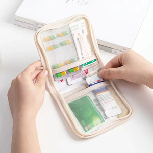 Trousse de Premiers Secours Portable Pliable à Grande Ouverture avec Fermeture Éclair pour Vente en Gros – Essentiel pour Voyages et Activités de Plein Air - Product Image 2