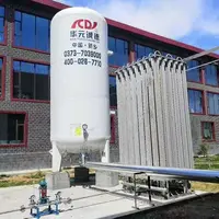 20m3 2.16mpa炭素鋼極低温Lco2貯蔵タンク液体Co2タンクサイズ飲用フィールド用