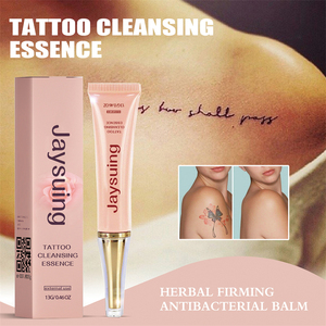 Jaysuing 13g Essence Nettoyante Tatouage, Baume Herbal Raffermissant Antibactérien, Solution d'Élimination des Tatouages, Crème Dissolvante <span class=keywords><strong>pour</strong></span> Broderies et Impressions - Product Image 3