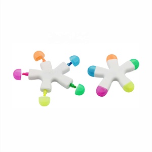 Quảng Cáo Quà Tặng Tùy Chỉnh Logo In 5 Trong 1 Multicolor <span class=keywords><strong>Starfish</strong></span> Shape <span class=keywords><strong>Highlighter</strong></span> Bút Đánh Dấu - Product Image 6