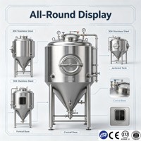 Cuve de Fermentation d'Alcool Éthanolique pour l'Industrie Agroalimentaire GY, Capacité 100L-50000L, 220-380V, Facile à Utiliser