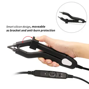 Professional Hair Extensions Tool Fusion Heat Iron Connector Wand Melting Tool With Adjustable Temperature Hair Extension Iron