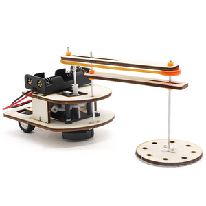 Robot barredor giratorio 2 en 1, kit de robótica DIY, modelo educativo STEM para niños, proyecto escolar - Product Image 3