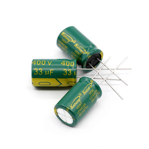 High-Frequency Low-Impedance Aluminum Electrolytic Capacitor 33uF 400V For Illumination Applications - Product Image 2