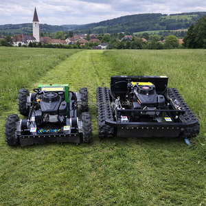 Robust Remote Control Lawn Mower For Steep Slopes 4WD RC Grass Cutter With CE For Slovenian Hilly - Product Image 1