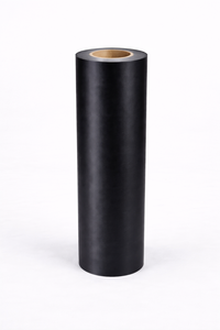 Rouleau de film vinyle auto-adhésif KPTECH noir mat en PET, installation facile pour armoires et pièces de mobilier moderne - Product Image 3