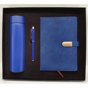 Customized Pu Leather Note <b>Book</b> Corporate Gift Set A5 <b>Journal</b> Wholesale Promotional Luxury Business Gift Items Notebook With Pen - Product Image 4