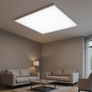 Panel de Luz LED 2x2FT 48W con Iluminación Lateral 5800LM 7000K Blanco Frío, Luz de Techo Empotrada para Sala de Estar, Diseño Moderno - Product Image 2