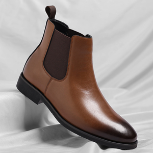 <span class=keywords><strong>Botas</strong></span> con Logotipo Personalizado, Zapatos para <span class=keywords><strong>Hombre</strong></span>, <span class=keywords><strong>Botas</strong></span> de Cuero Artificial con Forro de Piel, <span class=keywords><strong>Botas</strong></span> <span class=keywords><strong>Chelsea</strong></span> Casuales de Invierno para <span class=keywords><strong>Hombre</strong></span> - Product Image 4