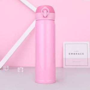Bouteille de sport pour bubble tea 450 ml en acier inoxydable à double paroi isolée sous vide, gobelet isotherme - Product Image 4
