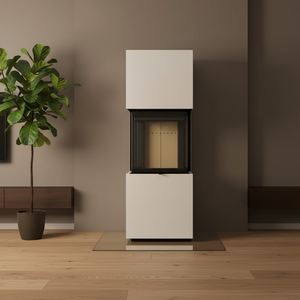 Poêle à <span class=keywords><strong>bois</strong></span> autonome à économie d'énergie, coque en acier massif, combustion optimisée, flamme réelle, poêle domestique paysager - Product Image 6