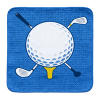 Serviette de golf magnétique personnalisée avec logo, écologique, séchage rapide, réutilisable, échantillon gratuit disponible