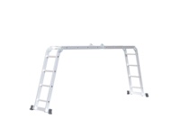 Plateforme de travail hydraulique pliante moderne en aluminium 4x4 marches, 12,5 pieds, pour extérieur, grenier et supermarché, fabriquée en Chine
