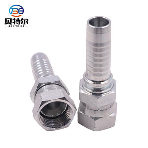 26712D-12-12 Hydraulic Female <strong>Swivel</strong> Hose Quick <strong>Coupler</strong> JIC Female Fittings Nipple - Product Image 3