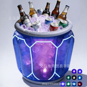 Huaiyu <b>Inflatable</b> Ice Bucket 30x21x7cm With Led Light <b>For</b> <b>Pool</b> Party - Product Image 3