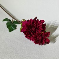 Bunga Dahlia Buatan Real Touch Li006 Bulk Moist, Tangkai Besar, Sutra, untuk Dekorasi Pernikahan, Hotel, dan Pengaturan Luar Ruangan, Bunga Realistis