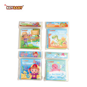 Livre de bain personnalisé Keybaby pour bébé, étanche et sûr, amusant, éducatif, mignon, avec chiffres et dinosaures, pour tout-petits et nourrissons - Product Image 1