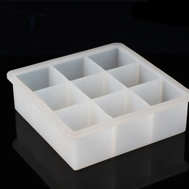 2710 9 even square platinum silicone soap mold high temperature resistant easy demoulding diy cold soap mold