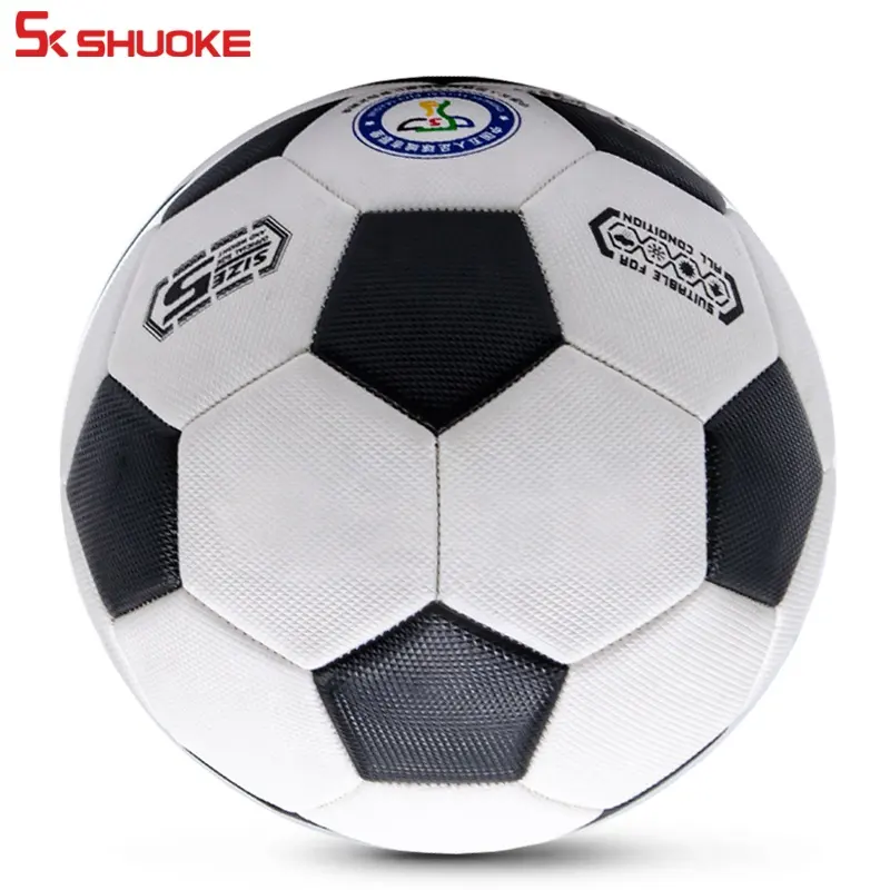 ลูกฟุตบอล Pvc,ลูกบอลสีดำทำจากหนังตามสั่งสำหรับตลาดตุรกีโรงงานจีน