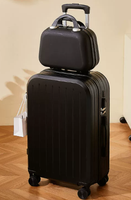 Ensemble de peinture artistique, valises de voyage et 2 ensembles de bagages, mini trousses de maquillage professionnelles, trousses de toilette, valise, boîte à bonbons