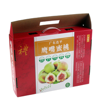 Emballage en carton ondulé pour supermarché, carton d'emballage pour grenade, orange, pomme, kiwi, dragon, fruits et légumes