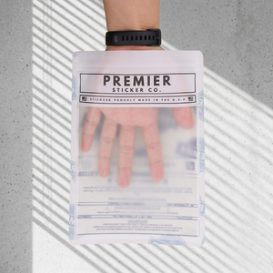 Bolsa con Cierre de Cremallera de 3 Lados con Acabado Mate Impresa Personalizada para Empaque de Ropa Interior, Camisetas y Prendas de Vestir con Ventana Transparente OEM ODM - Product Image 1