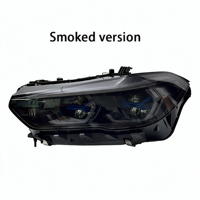 Feux avant de style laser à double couleur DRL pour BMW X5 X6 F15 F16 G05 G18 19-22, lampes avant noires, accessoires d'éclairage automobile