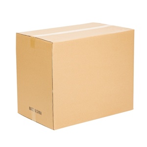 Cartón corrugado plegable al por mayor, embalaje logístico, cartón para mover comida exprés cuadrado y rectangular que desaparece a la venta - Product Image 1