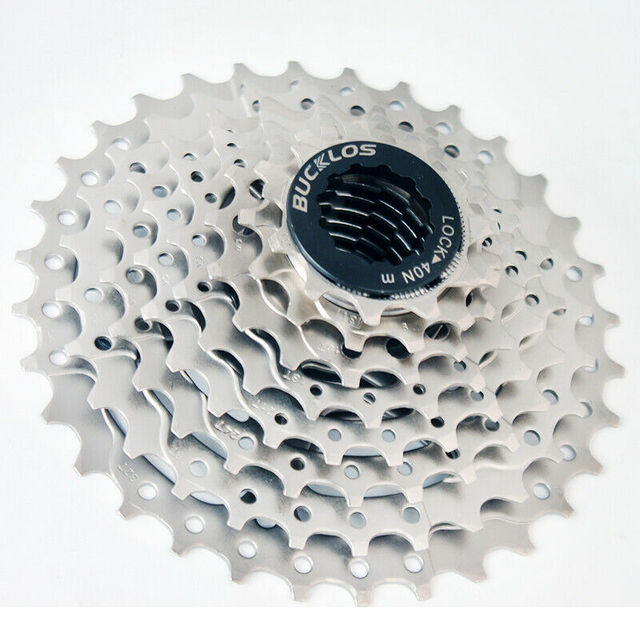 BUCKLOS Mountain Bike Bicycle Parts  8/9 Speed Cassette 11-32/36T High Strength MTB Freewheel