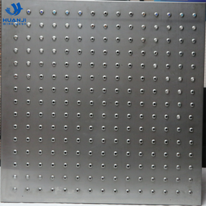 Services de découpe, soudage et pliage de maille perforée en aluminium/acier inoxydable à maille plate argentée/noire sur mesure - Product Image 2
