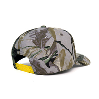 Gorra de Béisbol de 5 Paneles con Camuflaje de Bosque Real, Bordado Impreso Sin Estructura, Logotipo Personalizado al por Mayor para Hombre