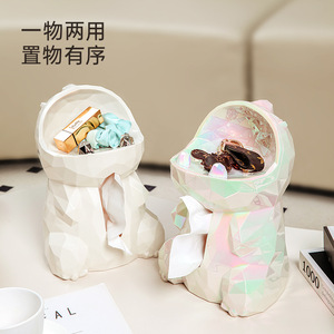 Tissue Box Dinosaur Shape Multi-Purpose Home Living Room Decorative Storage Organizer - Product Image 1