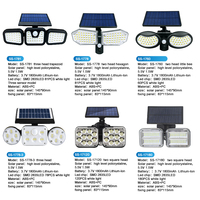 Lampe solaire d'extérieur écologique murale à led avec détecteur de mouvement