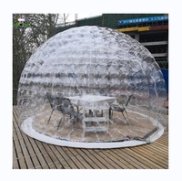 AIRFUN Transparent Bubble Glamping Dome Location Coulissant Dôme Tente Maison Igloo Bubble Tent Maison pour le camping