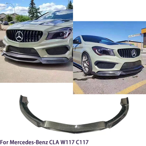 ลิ้นหน้าคาร์บอนไฟเบอร์แท้ทรง R1 สำหรับรถยนต์ CLA-Class W117 C117 ปี 2013-2020 - Product Image 2