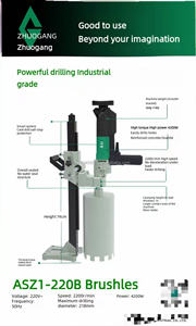 Nouvelle perceuse miniature intelligente à détection de gravité sans balais, 4200W, haute puissance, diamètre de perçage de 218 mm, utilisation en construction - Product Image 2