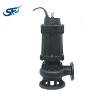 Pompe submersible domestique pour eaux usées 15 m³/h, hauteur de refoulement 15 m, 1,5 kW, joint mécanique, pour drainage de sous-sol, certifiée CE
