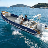 Nouveaux bateaux de pêche rapides en aluminium de 6,8 m à vendre