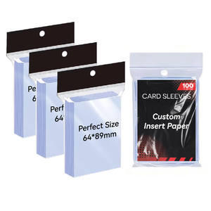 Protège-<span class=keywords><strong>cartes</strong></span> standard pour <span class=keywords><strong>cartes</strong></span> à collectionner MTG, <span class=keywords><strong>Pokémon</strong></span> et Football, tailles 66*91mm et 64*89mm – Protège-<span class=keywords><strong>cartes</strong></span> Penny et Protège-<span class=keywords><strong>cartes</strong></span> Standard - Product Image 1