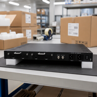 Encodeur HD SDI 4 canaux H.264 Mpeg 2 avec sortie IP ASI, équipement de diffusion
